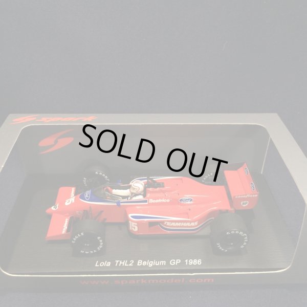 画像1: セカンドハンド品●SPARK 1/43 LOLA THL2 BELGIUM GP 1986 (A.ジョーンズ）#15