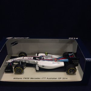 画像: セカンドハンド品●SPARK 1/43 WILLIAMS MERCEDES FW36 AUSTRALIAN GP 2014 (V.ボッタス)#77