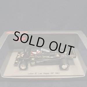 画像: セカンドハンド品●SPARK 1/43 LOTUS 87 LAS VEGAS GP 1981 (N.マンセル）#12