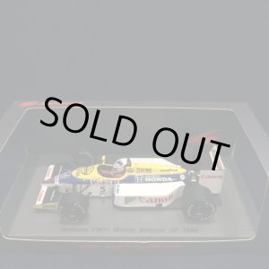 画像: セカンドハンド品●SPARK 1/43 WILLIAMS HONDA FW11 WINNER BELGIUM GP 1986 (N.マンセル)#5