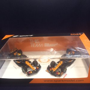 画像: 新品正規入荷品●SPARK 1/43 McLAREN MCL38 CONSTRUCTORS CHAMPION 2024 SET (L.ノリス・O.ピアストリ）