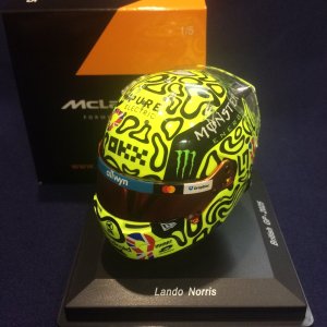 画像: 新品正規入荷品●SPARK1/5 McLAREN F1 BRITIH GP 2025 (L.ノリス）ミニヘルメット