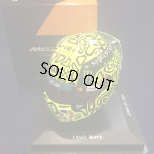 画像1: 新品正規入荷品●SPARK1/5 McLAREN F1 BRITIH GP 2025 (L.ノリス）ミニヘルメット