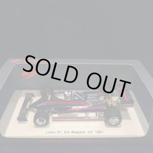 画像: セカンドハンド品●SPARK 1/43 LOTUS 81 3rd BELGIUM GP 1981 (N.マンセル）#12 