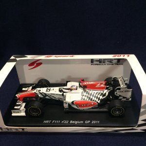 画像: セカンドハンド品●SPARK 1/43 HRT F111 BELGIUM GP 2011 (D.リカルド)#22