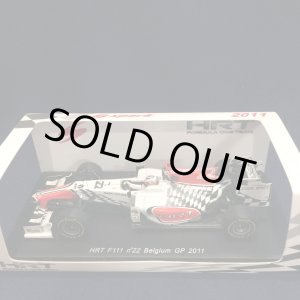 画像: セカンドハンド品●SPARK 1/43 HRT F111 BELGIUM GP 2011 (D．リカルド）#22 