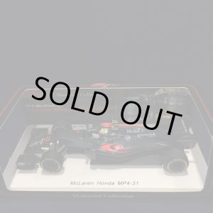 画像: セカンドハンド品●F1速報別注●SPARK 1/43 McLAREN HONDA MP4-31 ABU DHABI GP 2016 (J.バトン)#22