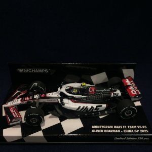 画像: 新品正規入荷品●PMA 1/43 MONEYGRAM HAAS F1 VF-25 CHINA GP 2025 (O．ベアマン）#87