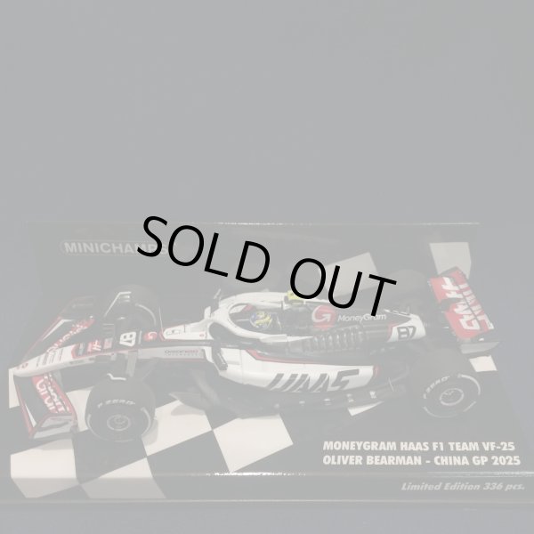 画像1: 新品正規入荷品●PMA 1/43 MONEYGRAM HAAS F1 VF-25 CHINA GP 2025 (O．ベアマン）#87