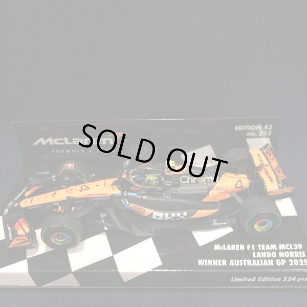 画像1: 新品正規入荷品●PMA1/43 McLAREN MERCEDES MCL39 WINNER AUSTRALIAN GP 2025 (L.ノリス）#4