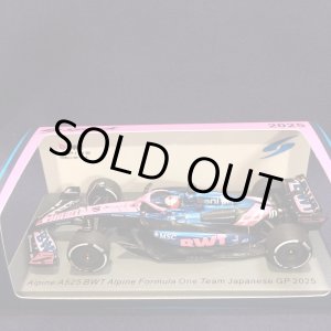 画像: 新品正規入荷品●SPARK 1/43 BWT ALPINE A525 JAPANESE GP 2025 (P.ガスリー）#10