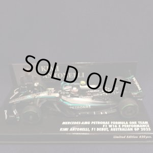 画像: 新品正規入荷品●PMA 1/43 MERCEDES-AMG PETRONAS W16 F1 DEBUT AUSTRALIAN GP 2025 (K.アントネッリ）#12
