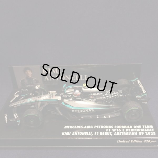 画像1: 新品正規入荷品●PMA 1/43 MERCEDES-AMG PETRONAS W16 F1 DEBUT AUSTRALIAN GP 2025 (K.アントネッリ）#12
