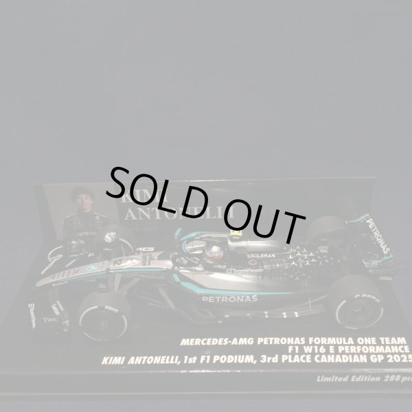 画像1: 新品正規入荷品●PMA 1/43 MERCEDES-AMG PETRONAS W16 1st PODIUM 3rd PLACE CANADIAN GP 2025 (K.アントネッリ）#12