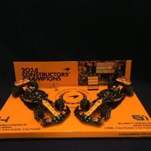 画像: 新品正規入荷品●PMA 1/43 McLAREN MCL38 CONSTRUCTORS CHAMPION 2024 SET (L.ノリス・O.ピアストリ）