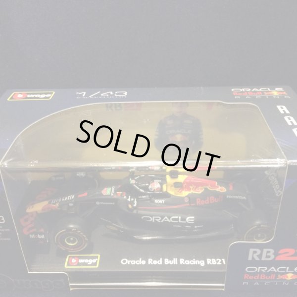 画像1: 新品正規入荷品●burago1/43 RED BULL RB21 (M.フェルスタッペン）#1※アクリルケース＆ドライバーフィギュア付