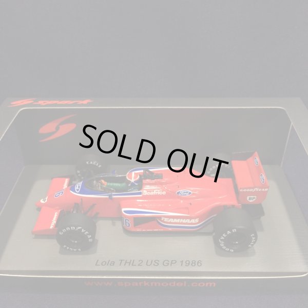 画像1: セカンドハンド品●SPARK 1/43 LOLA THL2 US GP 1986 (E.チーバー）#16