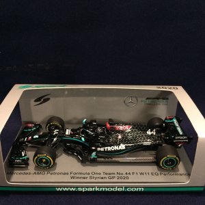 画像: セカンドハンド品●SPARK1/43 MERCEDES-AMG PETRONAS W11 WINNER STYRIAN GP 2020 (L.ハミルトン）#44