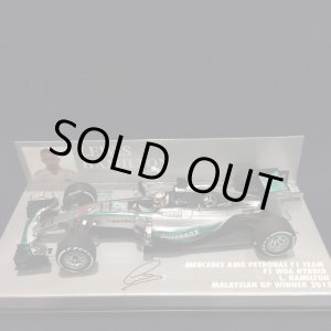 画像: セカンドハンド品●PMA1/43 MERCEDES-AMG PETRONAS W06 WINNER MALAYSIAN GP 2015 (L.ハミルトン）#44 ※レジン製※