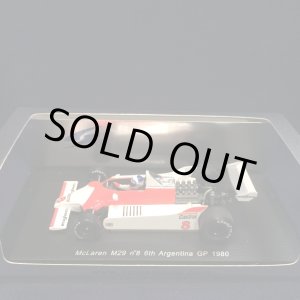 画像: セカンドハンド品●SPARK1/43 McLAREN M29 6th ARGENTINA GP 1980 (A.プロスト）#8