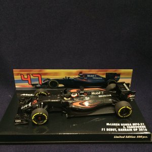 画像: セカンドハンド品●PMA1/43 McLAREN HONDA MP4-31 F1 DEBUT BAHRAIN GP 2016 (S.バンドーン）#41