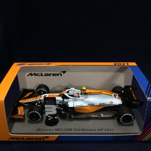 画像: セカンドハンド品●SPARK 1/43 McLAREN MCL35M 3rd PLACE MONACO GP 2021 (L.ノリス)#4