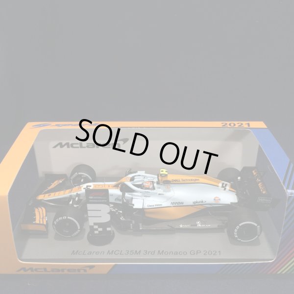 画像1: セカンドハンド品●SPARK 1/43 McLAREN MCL35M 3rd PLACE MONACO GP 2021 (L.ノリス）#4　