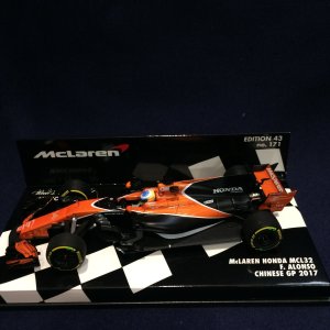 画像: セカンドハンド品●PMA1/43 McLAREN HONDA MCL32 CHINESE GP 2017 (F.アロンソ）#14