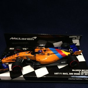 画像: セカンドハンド品●PMA1/43 McLAREN HONDA MCL33 LAST F1 RACE ABU DHABI GP 2018 (F.アロンソ）#14