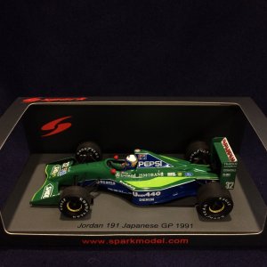 画像: 新品正規入荷品●SPARK 1/43 JORDAN 191 JAPANESE GP 1991 (A.ザナルディ）#32