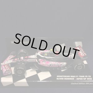 画像: 新品正規入荷品●PMA 1/43 MONEYGRAM HAAS F1 VF-25 JAPAN GP 2025 (O.ベアマン）#87