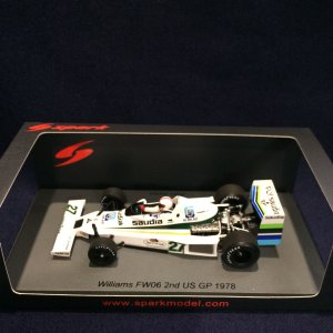 画像: 新品正規入荷品●SPARK 1/43 WILLIAMS FW06 2nd US GP 1978 (A.ジョーンズ）#27