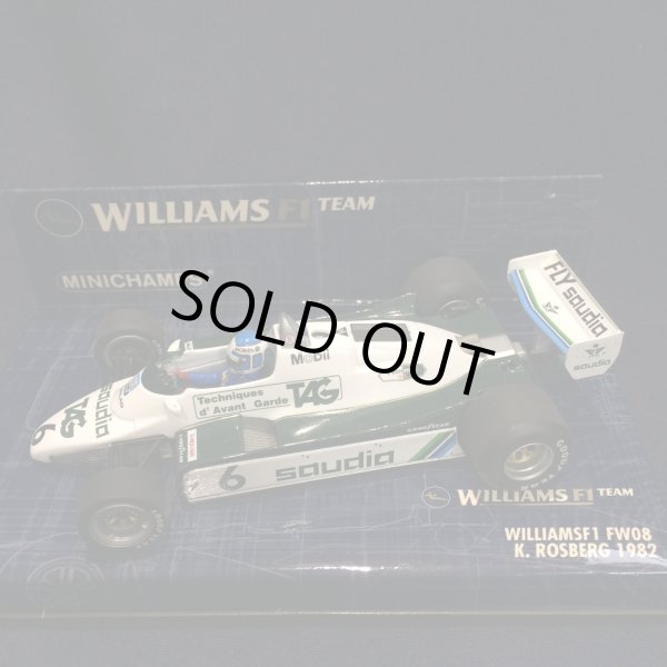 画像1: セカンドハンド品●PMA1/43 WILLIAMS FW08 (K.ロズベルグ) 1982 #6