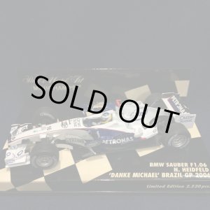 画像: セカンドハンド品●PMA1/43 BMW SAUBER F1 06 DANKE MICHAEL BRAZIL GP 2006 (N.ハイドフェルド）#16
