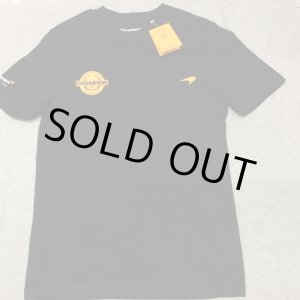 画像: マクラーレン F1チーム ランド・ノリス　2025 ワールドチャンピオン 獲得記念 Tシャツ　（Lサイズ）