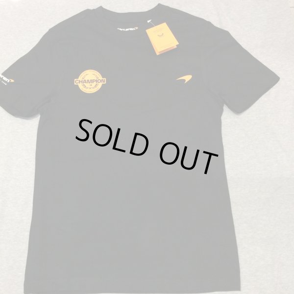 画像1: マクラーレン F1チーム ランド・ノリス　2025 ワールドチャンピオン 獲得記念 Tシャツ　（Sサイズ）