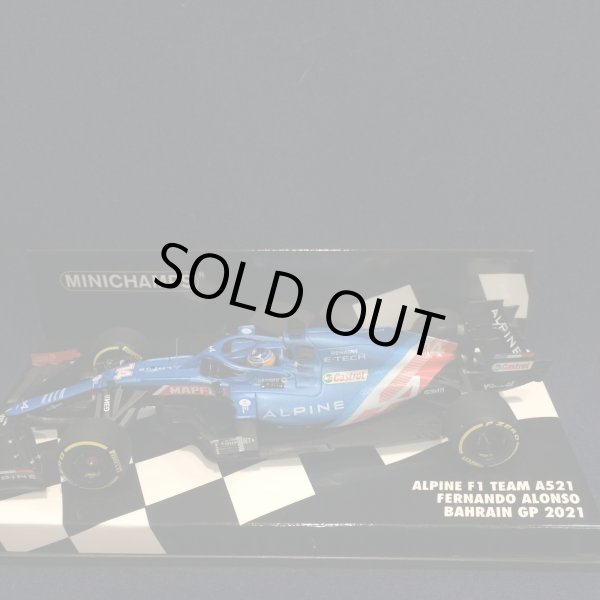画像1: セカンドハンド品●PMA1/43 ALPINE F1 A521 BAHRAIN GP 2021 (F.アロンソ）#14