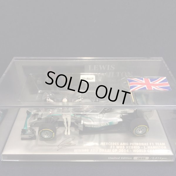 画像1: セカンドハンド品●PMA1/43 MERCEDES PETRONAS W05 WINNER ABU DHABI GP WORLD CHAMPION 2014 (L.ハミルトン）#44
