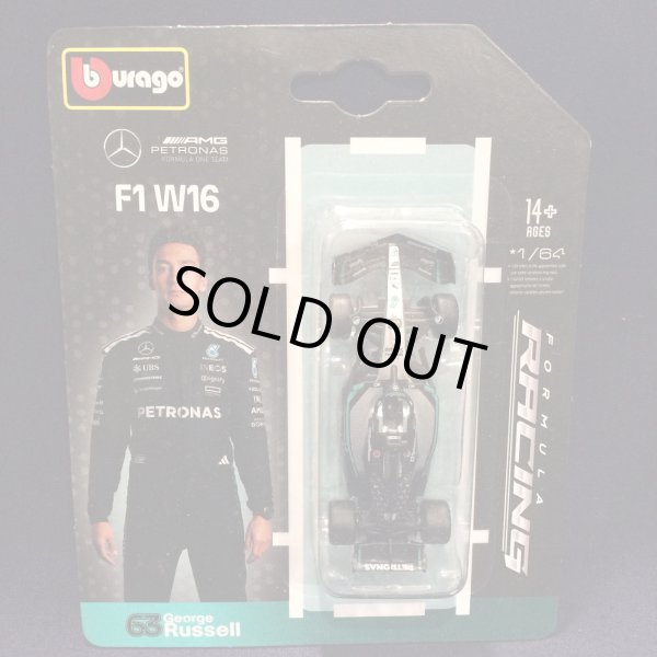 画像1: 新品正規入荷品●BURAGO 1/64スケール MERCEDES F1 W16 (G.ラッセル）#63
