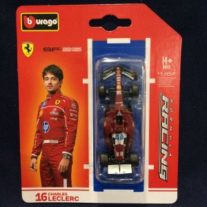 画像: 新品正規入荷品●BURAGO 1/64スケール FERRARI SF-25 (C.ルクレール）#16