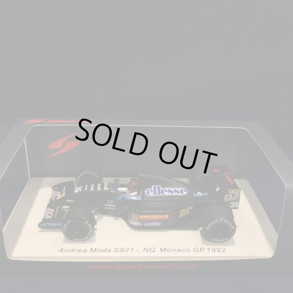 画像1: セカンドハンド品●SPARK 1/43 ANDREA MODA S921 NQ MONACO GP 1992 (P.McCARTHY) #35
