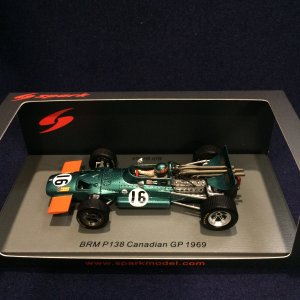 画像: セカンドハンド品●SPARK 1/43 BRM P138 CANADIAN GP 1969 (B.BRACK) #16
