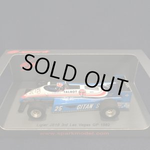 画像: セカンドハンド品●SPARK 1/43 LIGIER JS19 3rd LAS VEGAS GP 1982 (E.チーバー)#25