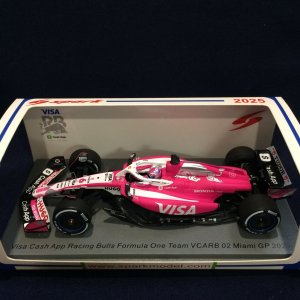画像: 新品正規入荷品●SPARK 1/43 VISA CASH APP RACING BULLS VCARB 02 MIAMI GP 2025 (I.HADJAR) #6