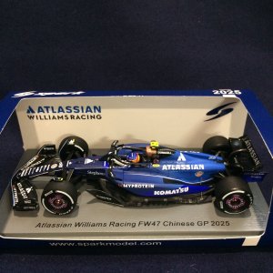 画像: 新品正規入荷品●SPARK 1/43 ATLASSIAN WILLIAMS FW47 CHINES GP 2025 (C.サインツ）#55