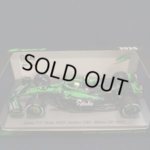 画像: 新品正規入荷品●SPARK 1/43 STAKE F1 TEAM KICK SAUBER C45 MIAMI GP 2025 (G.ボルトレート）#5