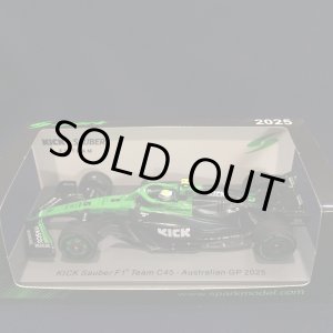 画像: 新品正規入荷品●SPARK 1/43 KICK SAUBER C45 AUSTRALIAN GP 2025 (G.ボルトレート）#5