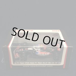 画像: 新品正規入荷品●SPARK 1/64 HAAS VF-24 8th US GP 2024 (N.ヒュルケンベルグ）#27