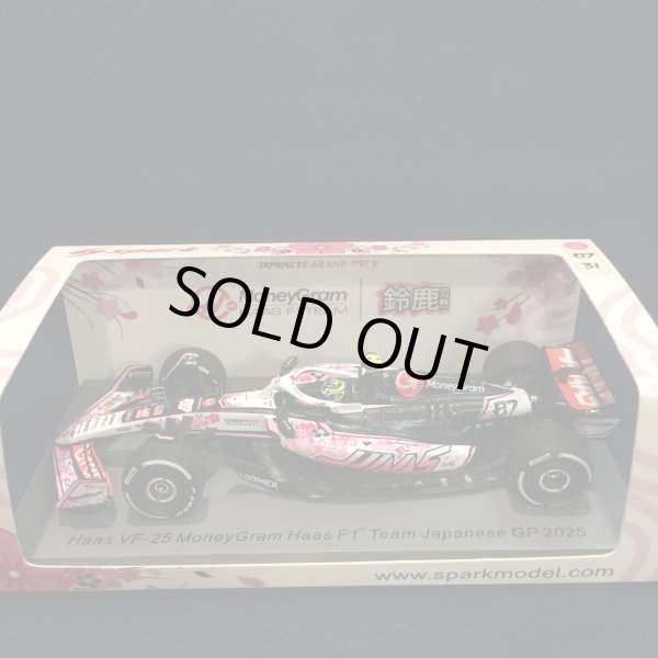 画像1: 新品正規入荷品●SPARK 1/43 MONEYGRAM HAAS VF-25 6th JAPANESE GP 2025（O.ベアマン）#87