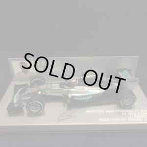 画像: セカンドハンド品●PMA1/43 MERCEDES-AMG PETRONAS W06 WINNER MALAYSIAN GP 2015 (L.ハミルトン）#44 